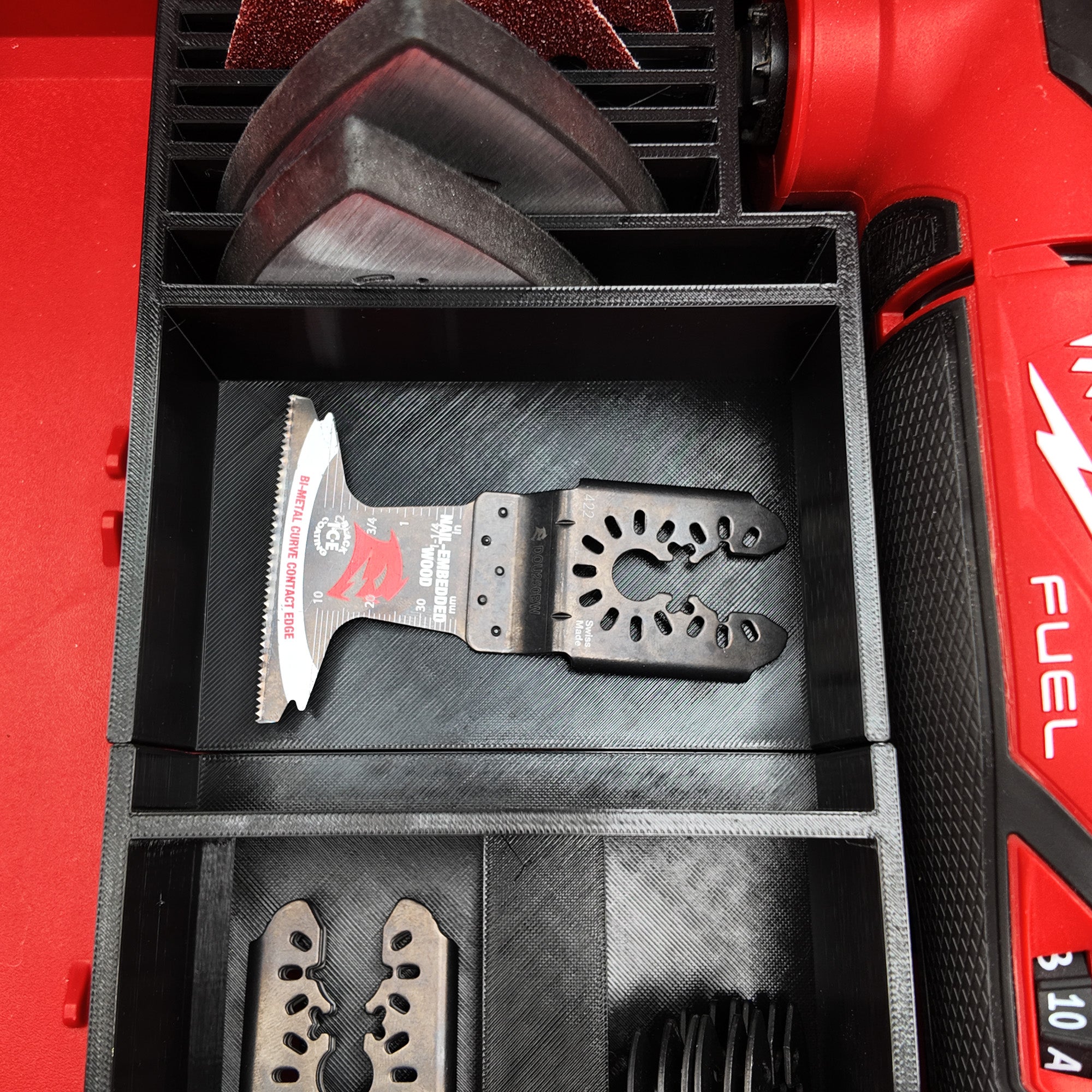 M18 Multitool Organizer for Milwaukee Packout 2 and 3 Drawer Tool Boxes