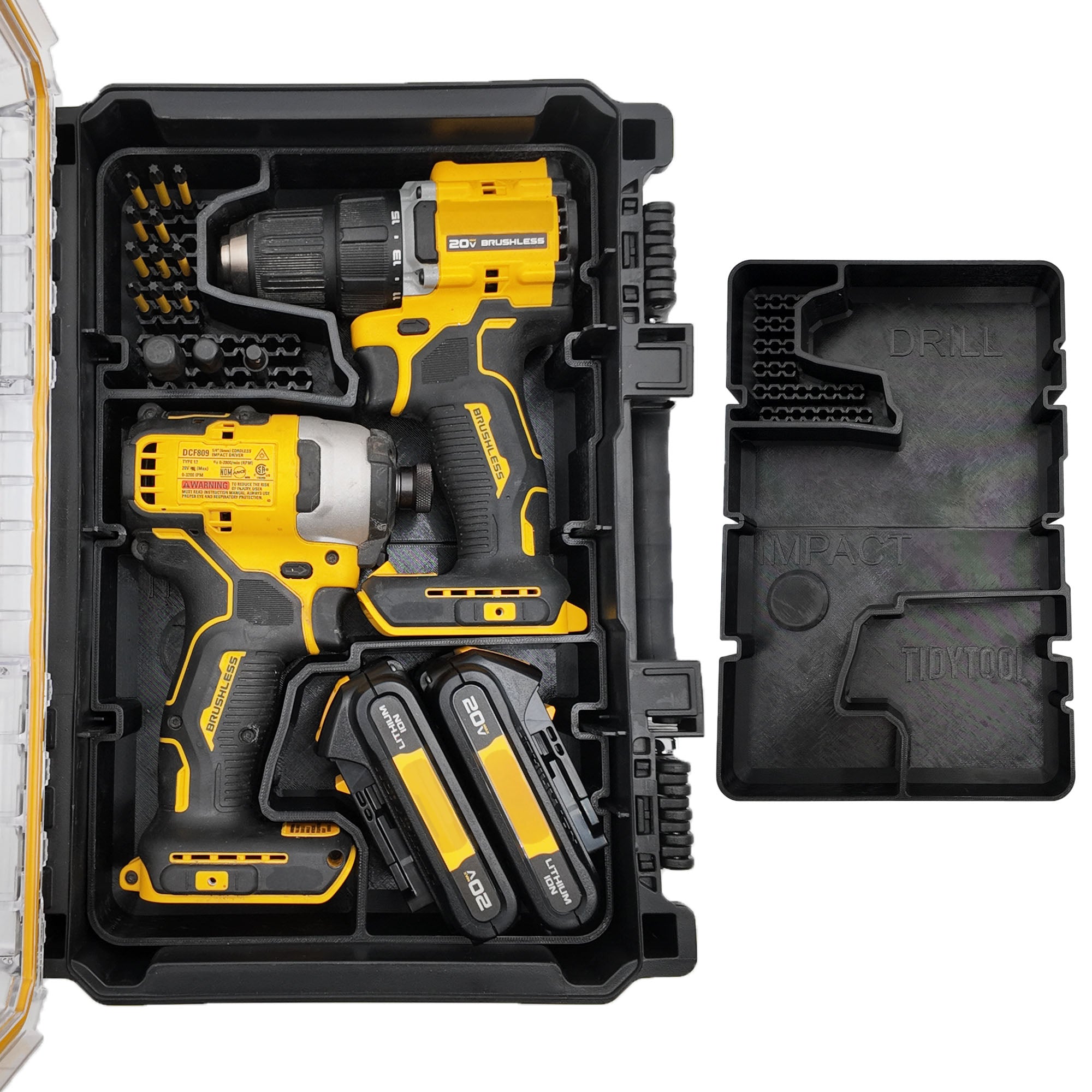 Dewalt 20V Brushless Drill Set Organizer