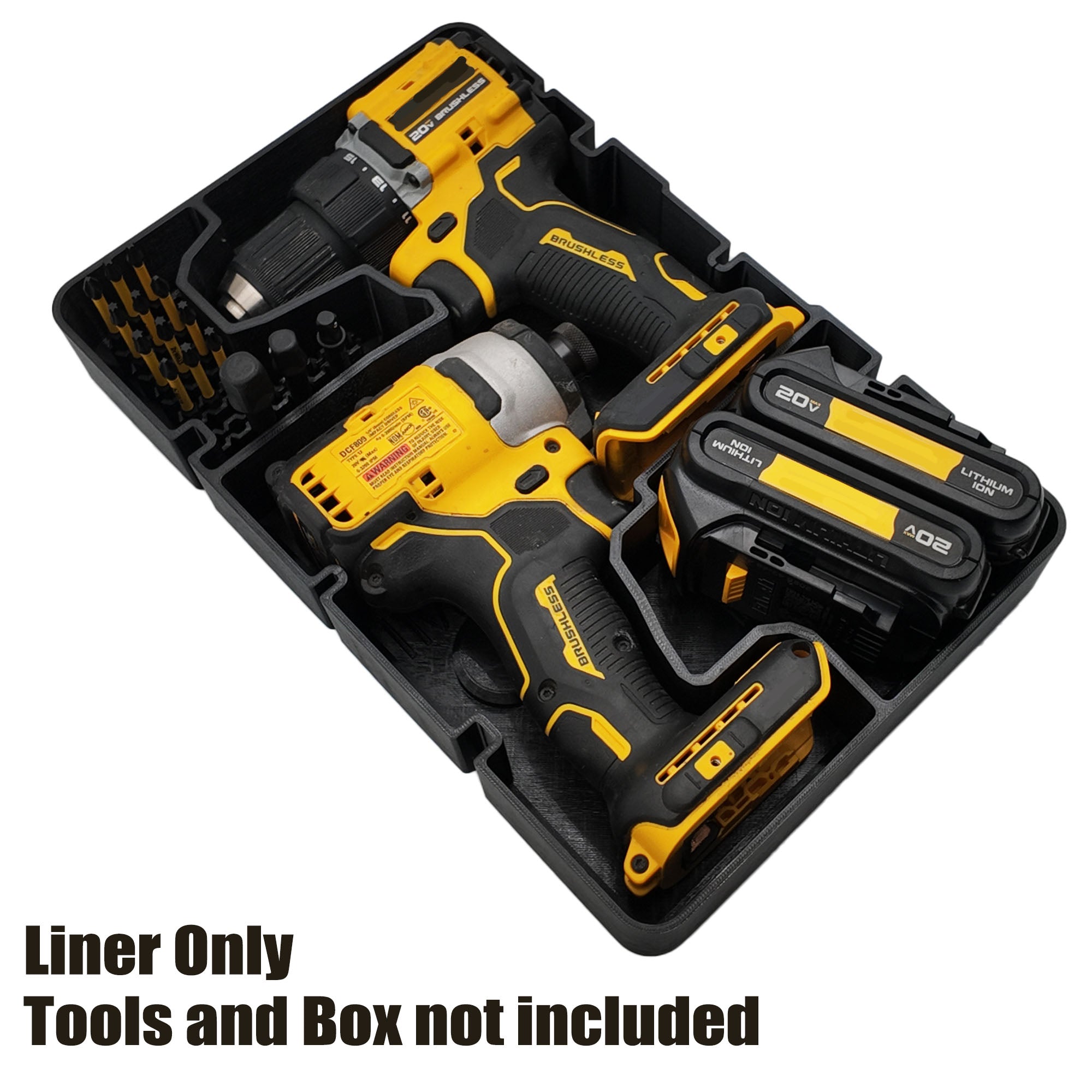 Dewalt 20V Brushless Drill Set Organizer