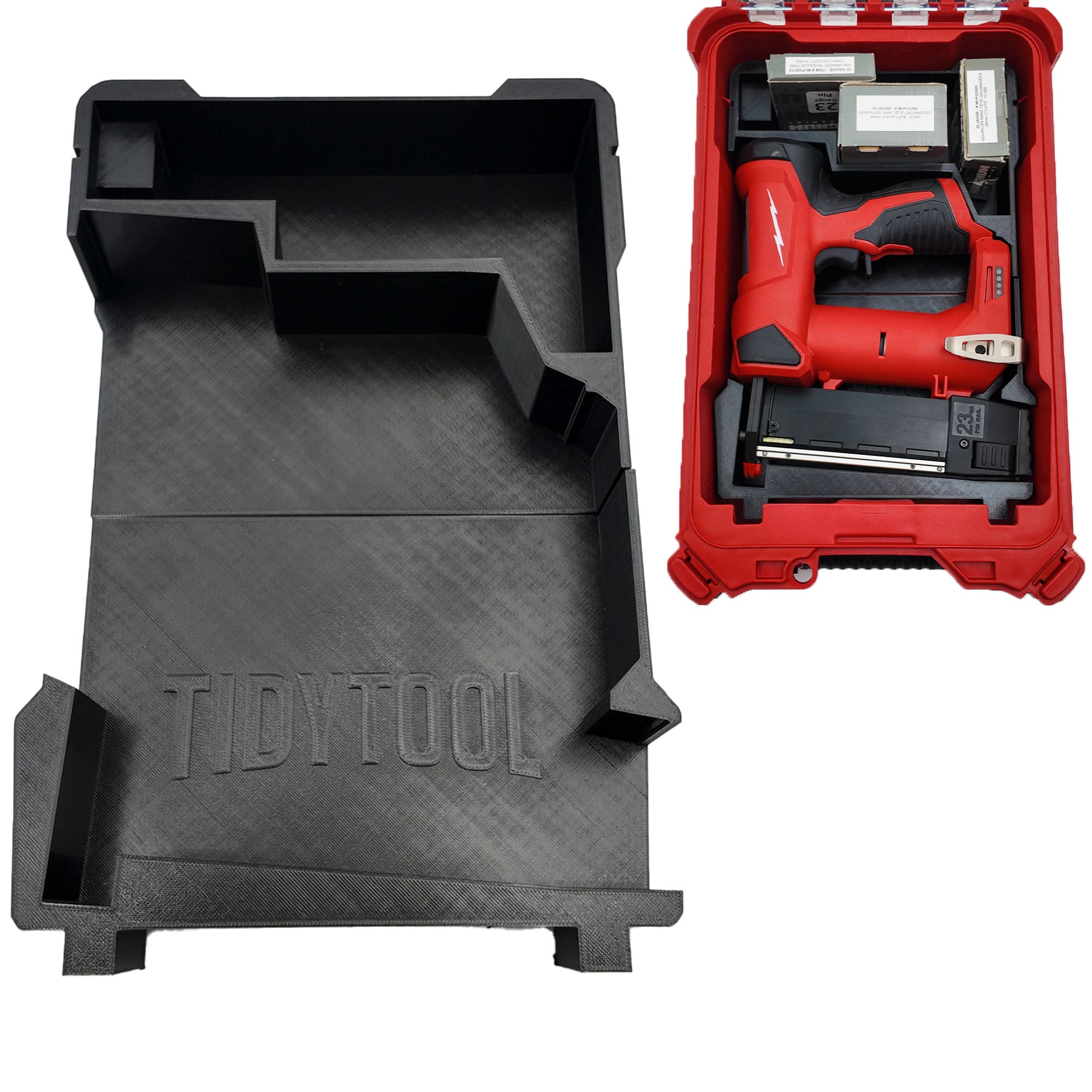 M12 Pin Nailer Organizer for Milwaukee Compact Packout
